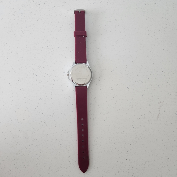 Texas A&M University Maroon Jelly Band With Crystals Watch - Picture 6 of 9